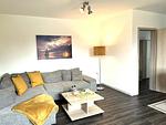 Wohnzimmer - Ferienwohnung Leuchtfeuer Dagebüll - Top-Hundeurlaub