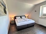 Schlafzimmer - Ferienwohnung Leuchtfeuer Dagebüll - Top-Hundeurlaub