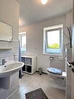 Badezimmer - Ferienwohnung Leuchtfeuer Dagebüll - Top-Hundeurlaub