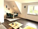 Wohnzimmer - Ferienwohnung Leuchtfeuer Dagebüll - Top-Hundeurlaub