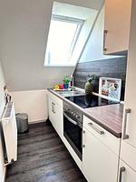 Küche / Küchenzeile - Ferienwohnung Leuchtfeuer Dagebüll - Top-Hundeurlaub