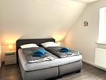 Schlafzimmer - Ferienwohnung Leuchtfeuer Dagebüll - Top-Hundeurlaub