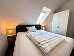 Schlafzimmer - Ferienwohnung Leuchtfeuer Dagebüll - Top-Hundeurlaub