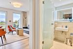 Badezimmer - Ferienwohnung Goldammer 03 im Wreecher Idyll Rügen - Top-Hundeurlaub