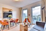 Wohnzimmer - Ferienwohnung Goldammer 03 im Wreecher Idyll Rügen - Top-Hundeurlaub