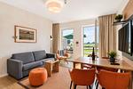 Wohnzimmer - Ferienwohnung Grünfink 04 im Wreecher Idyll Rügen - Top-Hundeurlaub