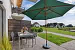 Terrasse - Ferienwohnung Grünfink 04 im Wreecher Idyll Rügen - Top-Hundeurlaub