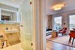 Badezimmer - Ferienwohnung Grünfink 04 im Wreecher Idyll Rügen - Top-Hundeurlaub