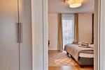 Schlafzimmer - Ferienwohnung Grünfink 04 im Wreecher Idyll Rügen - Top-Hundeurlaub