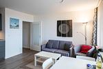 Wohnzimmer - Ferienwohnung Hooge 30 - Top-Hundeurlaub