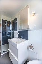 Badezimmer - Ferienwohnung Hooge 30 - Top-Hundeurlaub