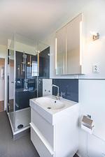 Badezimmer - Ferienwohnung Hooge 30 - Top-Hundeurlaub