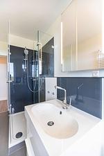 Badezimmer - Ferienwohnung Hooge 30 - Top-Hundeurlaub