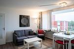 Wohnzimmer - Ferienwohnung Hooge 30 - Top-Hundeurlaub