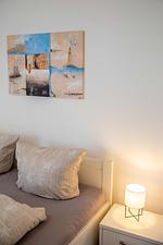 Schlafzimmer - Ferienwohnung Hooge 30 - Top-Hundeurlaub