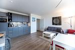 Küche / Küchenzeile - Ferienwohnung Hooge 30 - Top-Hundeurlaub