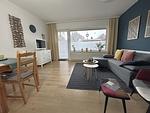 Wohnzimmer - Ferienwohnung Ankerplatz - Top-Hundeurlaub