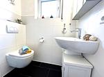 Badezimmer - Ferienwohnung Ankerplatz - Top-Hundeurlaub