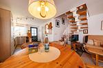 Wohnzimmer - Dünenschlößchen - Top-Hundeurlaub