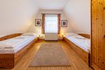 Schlafzimmer - Dünenschlößchen - Top-Hundeurlaub