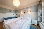 Schlafzimmer - Ferienwohn. Windjammer - Top-Hundeurlaub