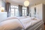 Schlafzimmer - Ferienwohn. Windjammer - Top-Hundeurlaub