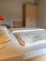 Schlafzimmer - Ferienwohnung Sonnenblume mit Infrarotkabine - Top-Hundeurlaub