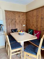 Küche / Küchenzeile - Ferienwohnung Sonnenblume mit Infrarotkabine - Top-Hundeurlaub