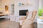 Wohnzimmer - Möwenstraße Haus 7 inkl. WLAN - Top-Hundeurlaub