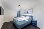 Schlafzimmer - Maisonette-Apartment "Inselliebe" – Zwei Balkone, zwei Terrassen - Top-Hundeurlaub