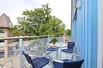 Balkon mit Blick zur Straße - Wohnung 09 - Top-Hundeurlaub