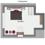Grundriss 2. Ebene - Wohnung 09 - Top-Hundeurlaub