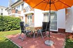 Terrasse mit Gartenblick - Wohnung 131 - Top-Hundeurlaub