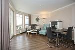 Blick in den Wohn- und Essbereich - Wohnung 08 - Top-Hundeurlaub