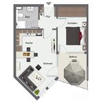 Grundriss - Wohnung 08 - Top-Hundeurlaub