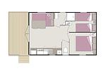 Grundriss - - Eiderlodge 2 Hundefreundlich - Top-Hundeurlaub