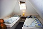 Schlafzimmer - Ferienwohnung Godewind Dagebüll - Top-Hundeurlaub