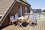 Balkon - Ferienwohnung Godewind Dagebüll - Top-Hundeurlaub
