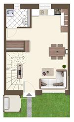 Grundriss - Ferienreihenhaus  Lale Andersen 4c - Top-Hundeurlaub