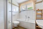 Badezimmer - Ferienwohnung Ostseeliebe - Top-Hundeurlaub