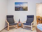 Wohnzimmer - Haus Barnheide, Whg. Strandkorb - Top-Hundeurlaub