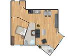 Grundriss - Residenz am Balmer See, Whg. 37 - Top-Hundeurlaub