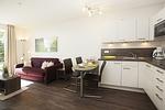 Wohnzimmer - Residenz am Balmer See, Whg. 03 - Top-Hundeurlaub