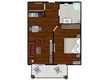 Grundriss - Residenz am Balmer See, Whg. 03 - Top-Hundeurlaub