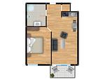 Grundriss - Residenz am Balmer See, Whg. 04 - Top-Hundeurlaub