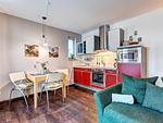 Küche / Küchenzeile - Villa Margot, Whg. 02 - Top-Hundeurlaub