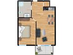 Grundriss - Residenz am Balmer See, Whg. 18 - Top-Hundeurlaub