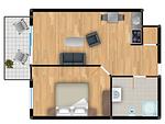 Grundriss - Residenz am Balmer See, Whg. 42 - Top-Hundeurlaub