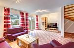 Wohnzimmer - Ferienhaus Krabbe - Top-Hundeurlaub