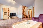 Wohnzimmer - Ferienhaus Krabbe - Top-Hundeurlaub